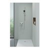 Duravit Handbrause 3jet Click 120 MinusFlow 240mm, Anschl.-G. G 1/2, ES gebürstet
