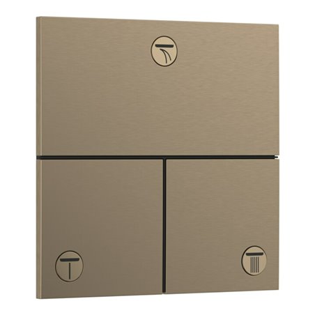 hansgrohe Ventil ShowerSelect Comfort E UP, für 3 Verbraucher, brushed bronze