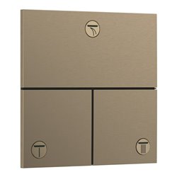 hansgrohe Ventil ShowerSelect Comfort E UP, für 3 Verbraucher, brushed bronze