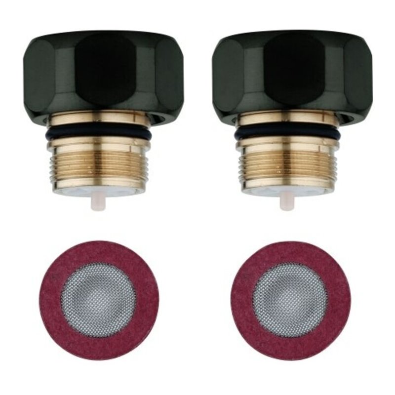 Grohe Rückflussverhinderer 47189 2 Stück hard graphite gebürstet