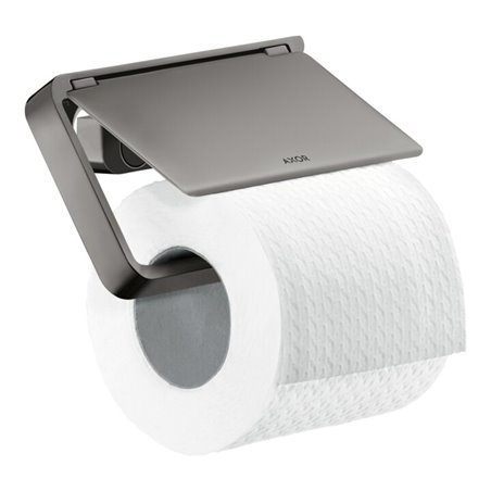 hansgrohe Papierhalter Axor universal m Deckel, Metall, polished black chrome