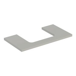 Geberit Waschtisch-Platte One 90x3x47cm, greige/lackiert m, AS mit.
