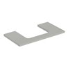 Geberit Waschtisch-Platte One 90x3x47cm, greige/lackiert m, AS mit.