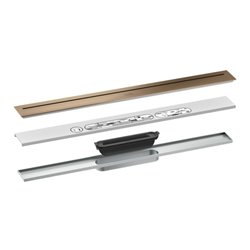 hansgrohe Fertigset Duschrinne AXOR Drain 700mm BRG