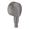 hansgrohe Schlauchanschluss Fixfit E o. Rückflussverh., brushed black chrome