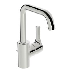 Hansa Waschtisch-Einhebelmischer HANSAPALENO He stl, m Abl-Garnitur, Ausl. 152mm, chr