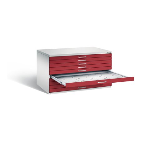 C+P Flachablageschrank Serie 7100_7200, H760xB1350xT960mm