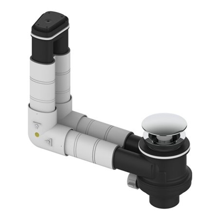 Keuco Ab-und Überlaufgarnitur verchromt, Push-Open 1 1/4