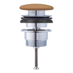 Duravit Push-Open-Ventil für Waschtische mit Überlauf, weiß