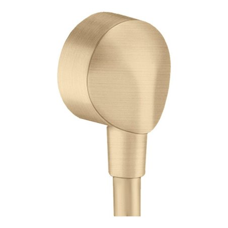 hansgrohe Schlauchanschluss Fixfit E o. Rückflussverhinderer, brushed bronze