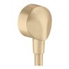 hansgrohe Schlauchanschluss Fixfit E o. Rückflussverhinderer, brushed bronze