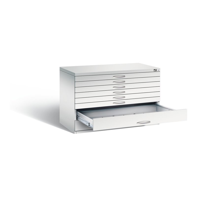 C+P Flachablageschrank Serie 7100_7200, H760xB1100xT765mm