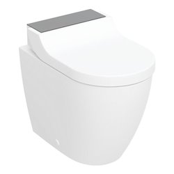 Geberit WC-Komp. AquaClean Tuma Comfort mit Stand-WC, tief, schwarz