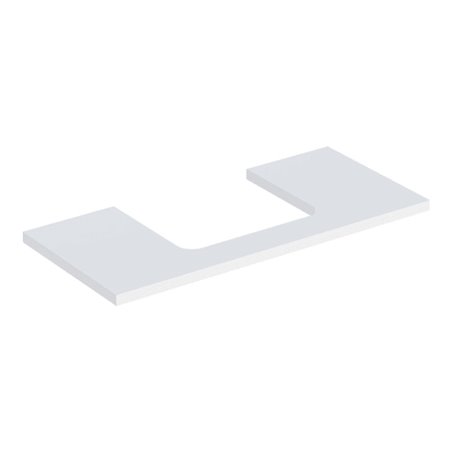 Geberit Waschtisch-Platte One 105x3x47cm, w/lack. ma, Ausschn mittig