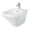 Duravit Wand-Bidet DuraStyle 37x54cm, m HL, ÜL, Hahnlochbank, weiß