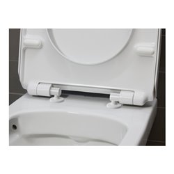 Duravit Stand-WC, Tiefspüler Set No. 1 mit WC-Sitz, Rimless, weiß