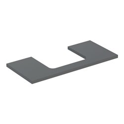 Geberit Waschtisch-Platte One 105x3x47cm, lava/lackiert m, AS mit.