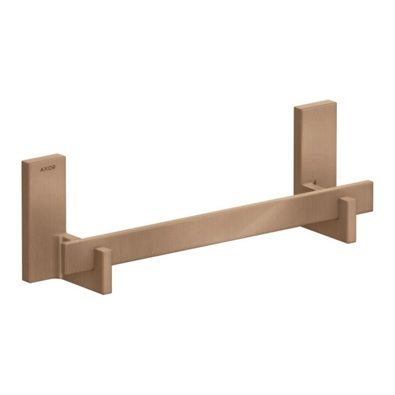 hansgrohe Haltegriff Axor Uni. Rectangular 340mm, Wandmontage, brushed red gold