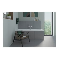 Duravit Stabbrause MinusFlow 187mm, Anschl.-G. G 1/2, rd, ES geb.
