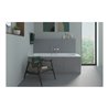 Duravit Stabbrause MinusFlow 187mm, Anschl.-G. G 1/2, rd, ES geb.