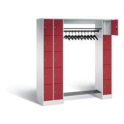 C+P Offene Garderobe Serie 8070, H1950xB2100xT480mm