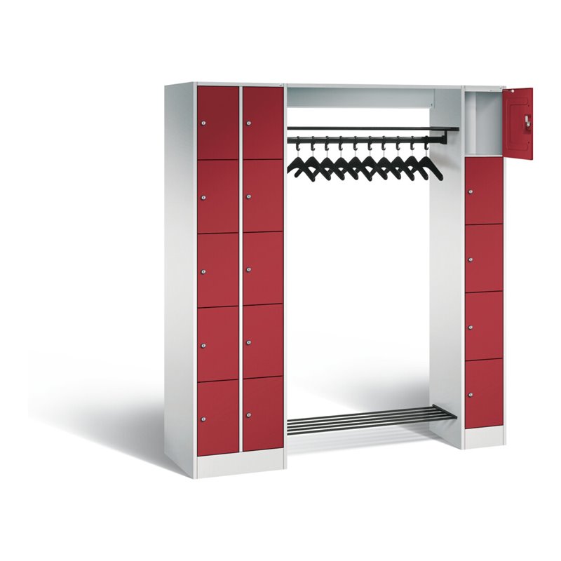 C+P Offene Garderobe Serie 8070, H1950xB2100xT480mm