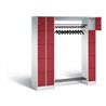 C+P Offene Garderobe Serie 8070, H1950xB2100xT480mm