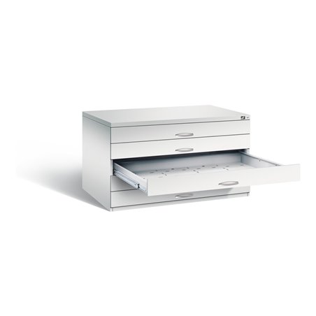 C+P Flachablageschrank Serie 7100_7200, H760xB1350xT960mm