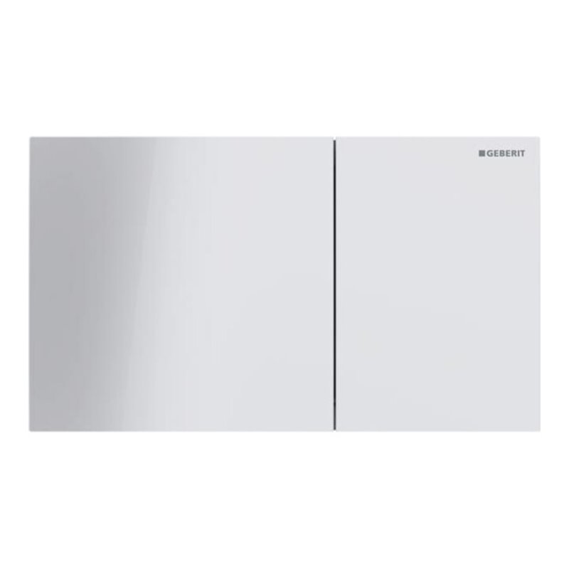 Geberit Betätigungsplatte Sigma 70 Square, für 2-Mengen-Spülung, weiß