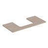 Geberit Waschtisch-Platte One 105x3x47cm, Eiche/Mela Holz, AS mit.