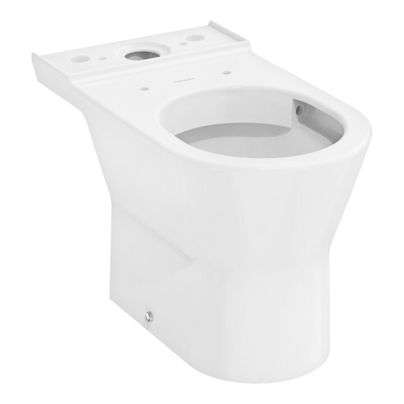 hansgrohe Stand-WC EluPura Original S w, f aufg. SPK, Ab. hor, m HygieneEffect