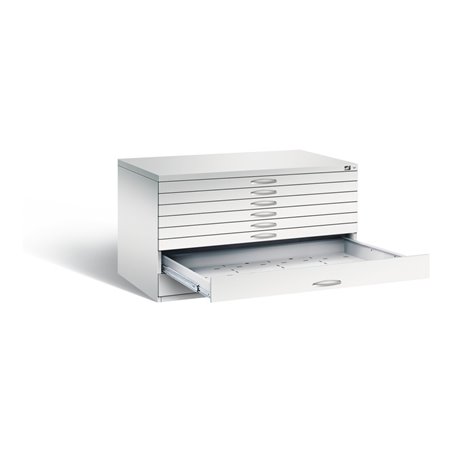 C+P Flachablageschrank Serie 7100_7200, H760xB1350xT960mm