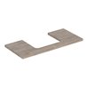 Geberit Waschtisch-Platte One 105x3x47cm, N hick./Mela Holz, AS mit.