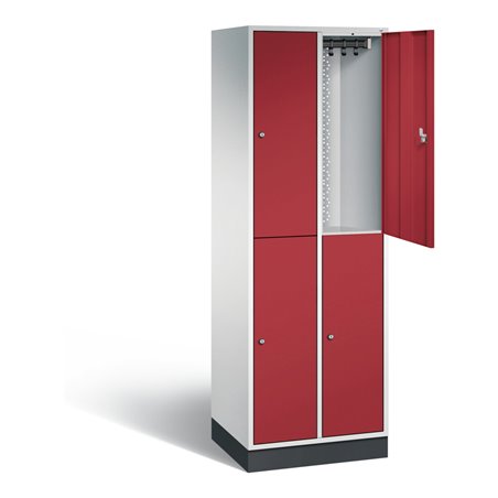 C+P Spind doppelstöckig Intro, H1950xB620xT490mm