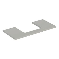 Geberit Waschtisch-Platte One 105x3x47cm, greige/lackiert m, AS mit.