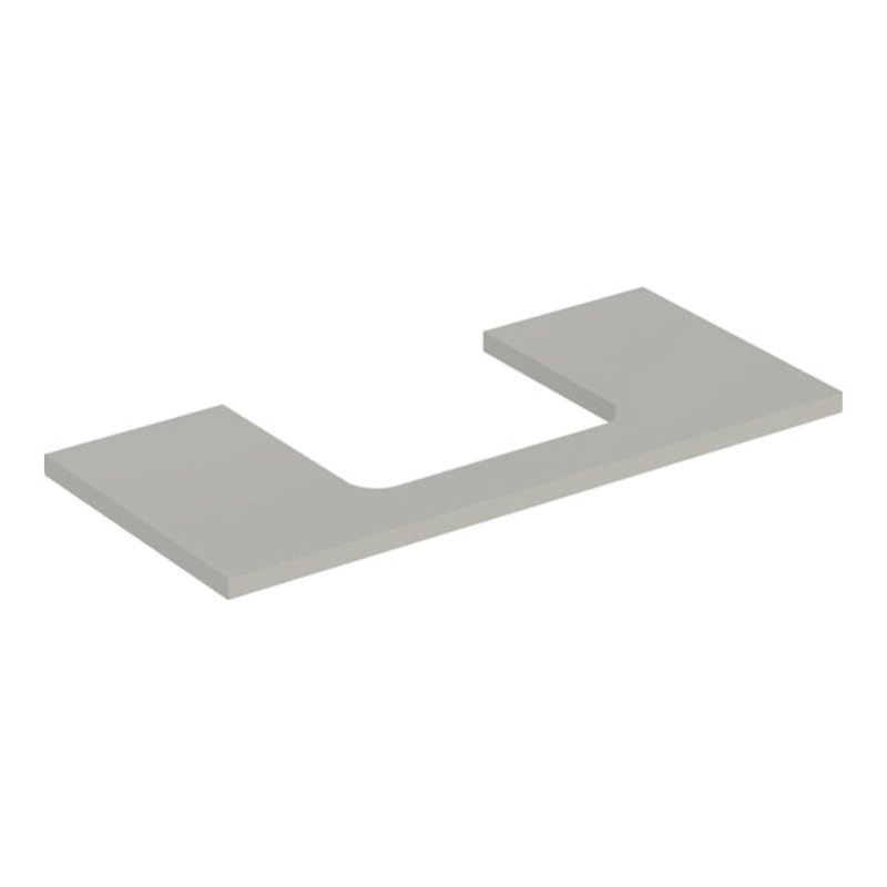 Geberit Waschtisch-Platte One 105x3x47cm, greige/lackiert m, AS mit.