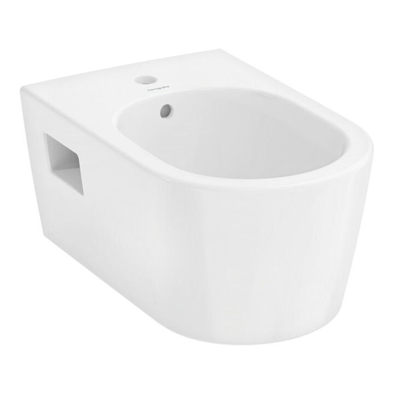 hansgrohe Wand-Bidet EluPura Original S m HL/ÜL, weiß, mit HygieneEffect