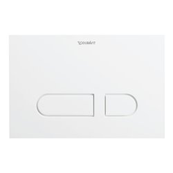 Duravit Betätigungsplatte DuraSystem 21,7x14,7cm, Kunststoff weiß, für WC