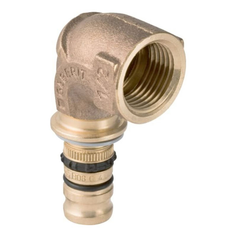 Geberit Übergangsbogen Mepla d 50mmxRp 1 1/2, 90Grad, mit IG, Rotguss