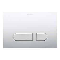 Duravit Betätigungsplatte DuraSystem 21,7x14,7cm, Kunststoff chr hgl, für WC
