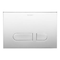 Duravit Betätigungsplatte DuraSystem 21,7x14,7cm, Kunststoff chr hgl, für WC