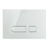 Duravit Betätigungsplatte DuraSystem 23x15,7cm, Glas weiß, für WC