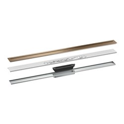 hansgrohe Fertigset Duschrinne AXOR Drain 1000mm BRG