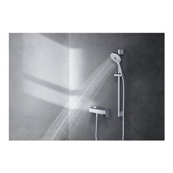 Duravit Brausestange aus Messing/Kunststoff, 700mm, chrom