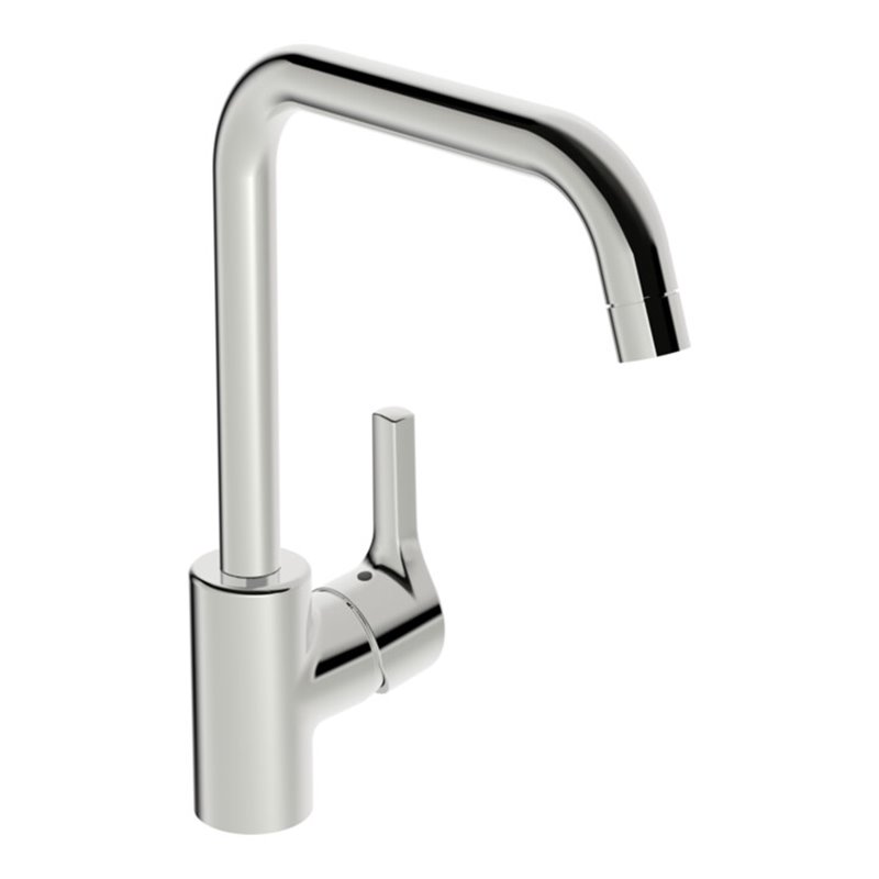 Hansa Spültisch-Einhebelmischer HANSAPALENO schwenkbar, Ausladung 203mm, chrom