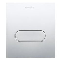 Duravit Betätigungsplatte A1 DuraSystem 13,1x15cm, Kunststoff, chr hgl, für Urinal