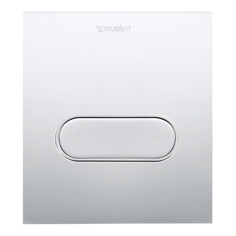Duravit Betätigungsplatte A1 DuraSystem 13,1x15cm, Kunststoff, chr hgl, für Urinal