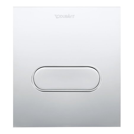 Duravit Betätigungsplatte A1 DuraSystem 13,1x15cm, Kunststoff, chr hgl, für Urinal