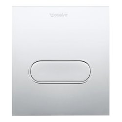 Duravit Betätigungsplatte A1 DuraSystem 13,1x15cm, Kunststoff, chr hgl, für Urinal