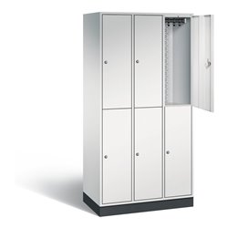 C+P Spind doppelstöckig Intro, H1950xB920xT490mm